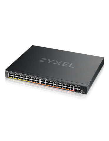 Zyxel XMG2230-52HP Managed L2 L3 2.5G Ethernet (100 1000 2500) Power over Ethernet (PoE) 1U Black