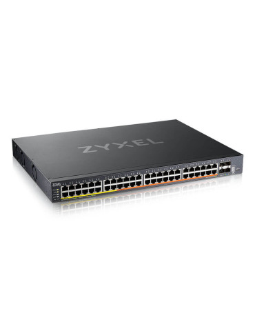 Zyxel XMG2230-52HP Managed L2 L3 2.5G Ethernet (100 1000 2500) Power over Ethernet (PoE) 1U Black