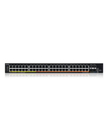 Zyxel XMG2230-52HP Managed L2 L3 2.5G Ethernet (100 1000 2500) Power over Ethernet (PoE) 1U Black