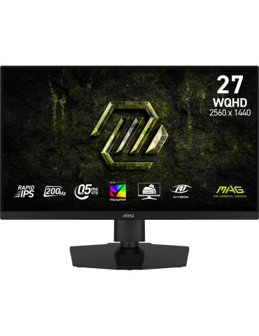 MSI MAG 274QPF E20 computer monitor 27" 2560 x 1440 pixels Wide Quad HD LCD Black