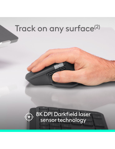 Logitech MX Master 4 for Business mouse Office Right-hand RF Wireless + Bluetooth Laser 8000 DPI