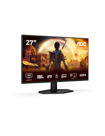 AOC G4 Q27G42XE platta pc-skärmar 68,6 cm (27") 2560 x 1440 pixlar Quad HD Svart, Röd