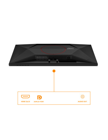 AOC G4 Q27G42XE platta pc-skärmar 68,6 cm (27") 2560 x 1440 pixlar Quad HD Svart, Röd