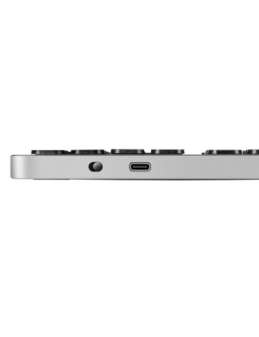 LogiLink ID0213 tangentbord Hem   Kontor Trådlös RF + Bluetooth QWERTZ tyska Grå