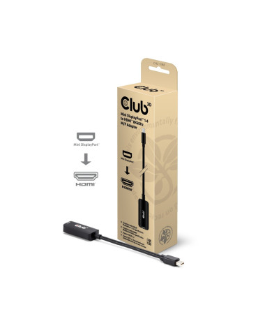 CLUB3D CAC-1188 videokaapeli-adapteri 0,09 m Mini DisplayPort HDMI Musta