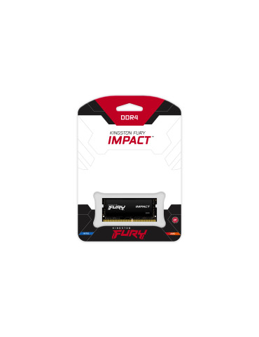 Kingston Technology FURY Impact RAM-minnen 32 GB 1 x 32 GB DDR4 3200 MT s 260-pin SO-DIMM