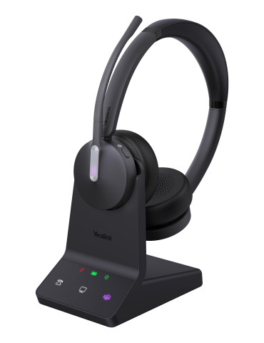 Yealink WH64 Dual Teams Headset Wireless Head-band Office Call center USB Type-C Bluetooth Black