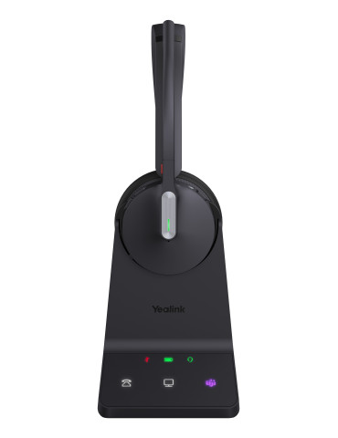 Yealink WH64 Dual Teams Headset Wireless Head-band Office Call center USB Type-C Bluetooth Black