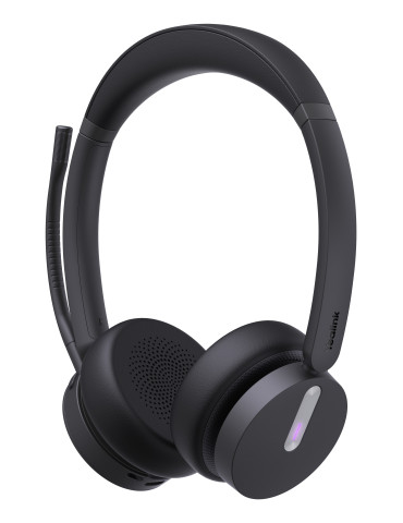 Yealink WH64 Dual Teams Headset Wireless Head-band Office Call center USB Type-C Bluetooth Black