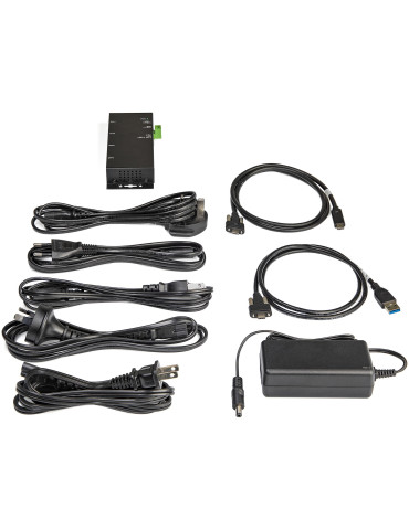 StarTech.com HB31C2A2CME interface hub USB 3.2 Gen 2 (3.1 Gen 2) Type-C 10000 Mbit s Black