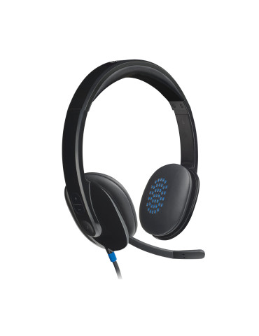 Logitech H540 USB Headset Wired Head-band Office Call center USB Type-A Black