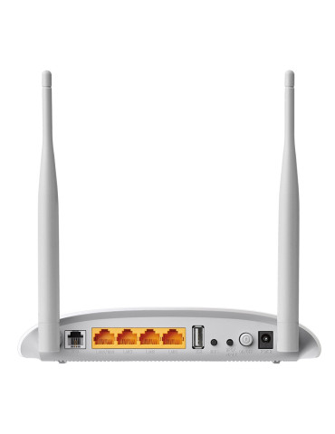 TP-Link TD-W9970 trådlös router Snabb Ethernet Singel-band (2,4 GHz) Vit