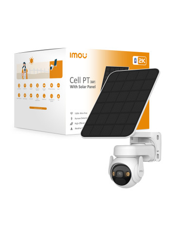 Imou Cell PT Solar Kit Dome IP security camera Outdoor 2304 x 1296 pixels Wall