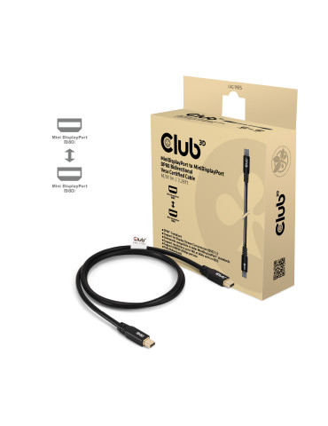 CLUB3D CAC-1165 DisplayPort-kabel 1 m Mini DisplayPort Svart