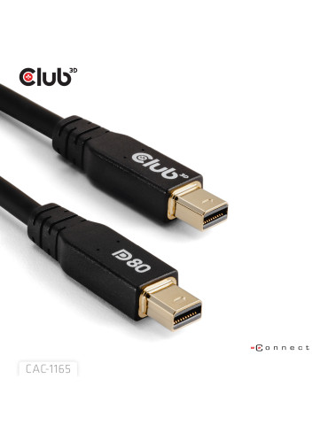CLUB3D CAC-1165 DisplayPort-kabel 1 m Mini DisplayPort Svart