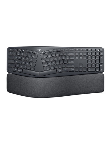 Logitech ERGO K860 keyboard Office RF Wireless + Bluetooth QWERTY Nordic Graphite