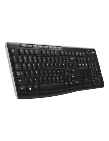 Logitech K270 keyboard Home RF Wireless QWERTY US International Black