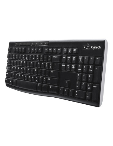Logitech K270 keyboard Home RF Wireless QWERTY US International Black