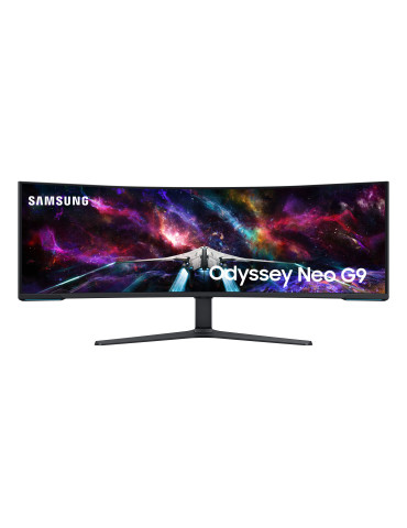 Samsung G95NC computer monitor 57" 7680 x 2160 pixels Dual UHD LED Black, White