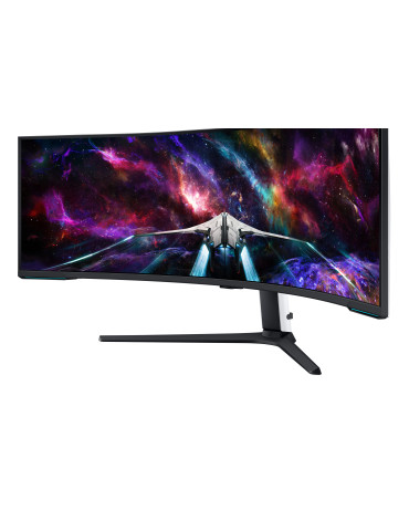 Samsung G95NC computer monitor 57" 7680 x 2160 pixels Dual UHD LED Black, White