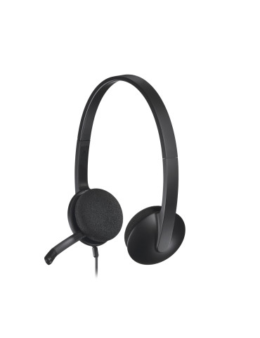 Logitech H340 USB Headset Wired Head-band Office Call center USB Type-A Black