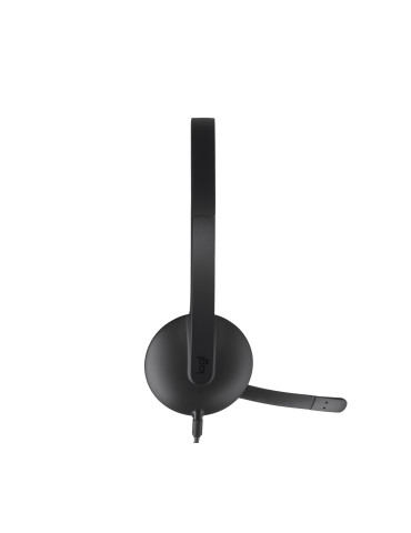 Logitech H340 USB Headset Wired Head-band Office Call center USB Type-A Black