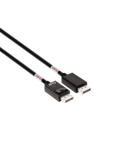 CLUB3D DisplayPort™ 2.1 Bi-Directional VESA DP80 Certified Cable 4K120Hz, 8K60Hz or 10K60Hz M M 1.6m 5.25ft