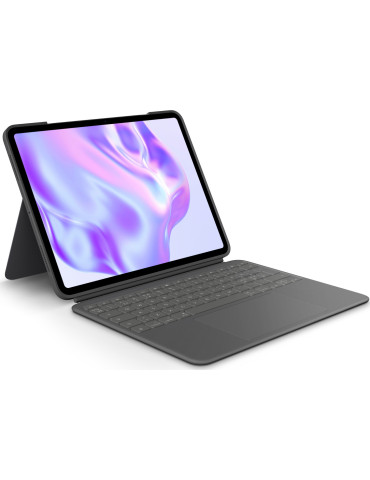 Logitech Combo Touch QWERTY Danish, Finnish, Nordic, Swedish Smart Connector Graphite