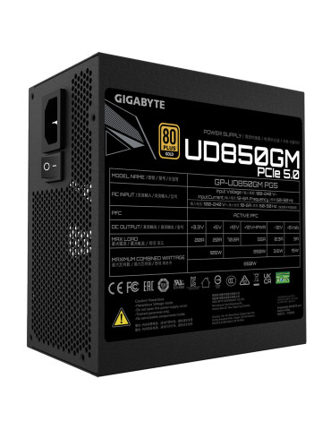 GIGABYTE GP-UD850GM PG5 power supply unit 850 W 20+4 pin ATX ATX Black