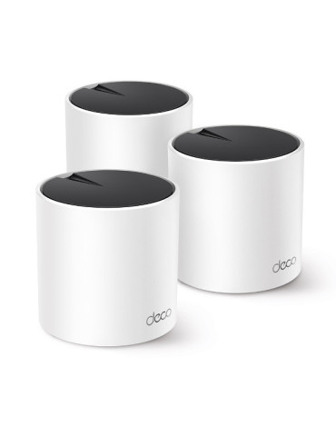 TP-Link DECO X55 (3-Pack) Dual-band (2,4 GHz   5 GHz) Wi-Fi 6 (802.11ax) Vit Intern