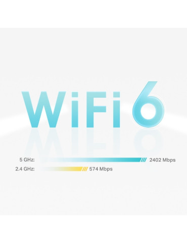 TP-Link DECO X55 (3-Pack) Dual-band (2,4 GHz   5 GHz) Wi-Fi 6 (802.11ax) Vit Intern