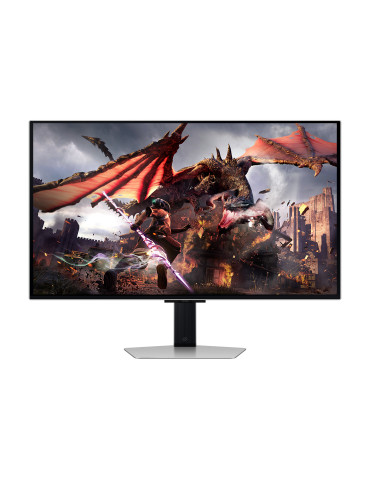 Samsung G80SD computer monitor 32" 3840 x 2160 pixels 4K Ultra HD OLED Silver