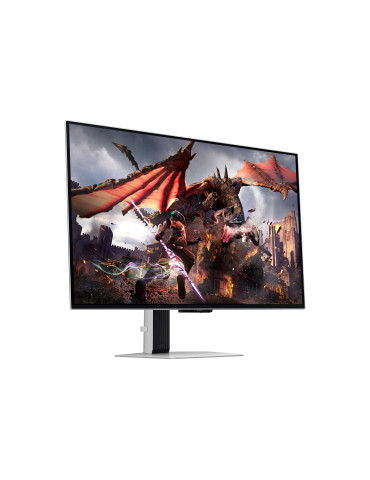 Samsung G80SD computer monitor 32" 3840 x 2160 pixels 4K Ultra HD OLED Silver