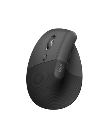 Logitech Lift Vertical Ergonomic for Business mouse Office Left-hand RF Wireless + Bluetooth Optical 4000 DPI