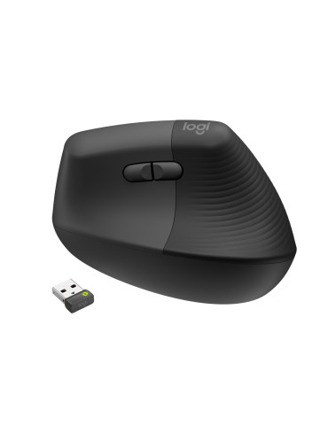 Logitech Lift Vertical Ergonomic for Business mouse Office Right-hand RF Wireless + Bluetooth Optical 4000 DPI