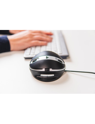 BakkerElkhuizen Oyster Mouse Wireless datormöss Kontor Ambidextrous RF Trådlös laser 1200 DPI