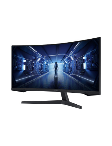 Samsung G55T computer monitor 34" 3440 x 1440 pixels UltraWide Quad HD LED Black