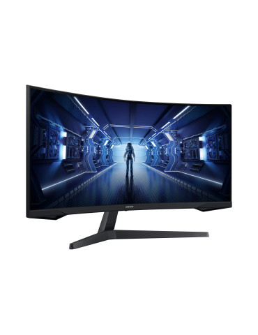 Samsung G55T computer monitor 34" 3440 x 1440 pixels UltraWide Quad HD LED Black