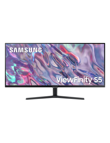 Samsung S50GC platta pc-skärmar 86,4 cm (34") 3440 x 1440 pixlar UltraWide Quad HD LCD Svart