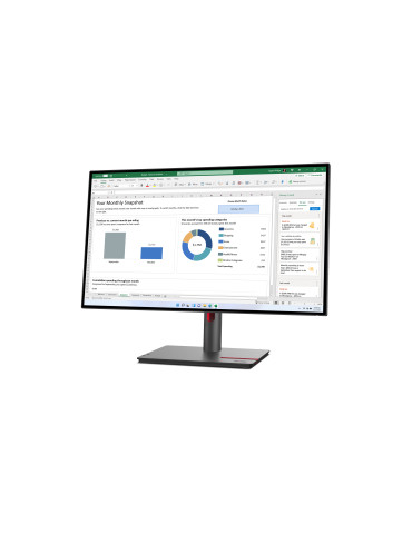Lenovo ThinkVision P27h-30 platta pc-skärmar 68,6 cm (27") 2560 x 1440 pixlar Quad HD LCD Svart