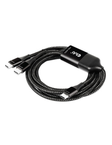 CLUB3D CAC-1527 USB cable 72" (1.83 m) USB C 2 x USB C 100 W Black