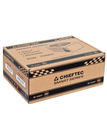 Chieftec Smart GPS-600A8 strömförsörjningsenheter 600 W 20+4 pin ATX ATX Svart