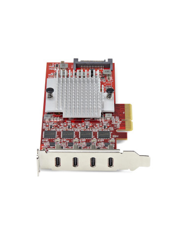 StarTech.com P10Q4C-USB-CARD-LP liitäntäkortti -sovitin Sisäinen USB 3.2 Gen 2 (3.1 Gen 2)