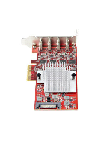 StarTech.com USB Type-C PCIe-kort med fyra portar, USB 3.2 10 Gbps, USB-C PCI Express-expansionskort, fyra oberoende
