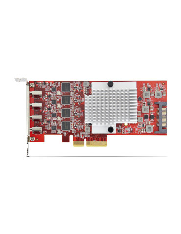 StarTech.com USB Type-C PCIe-kort med fyra portar, USB 3.2 10 Gbps, USB-C PCI Express-expansionskort, fyra oberoende