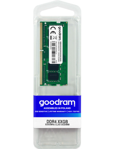 Goodram GR2666S464L19 16G memory module 16 GB 1 x 16 GB DDR4 260-pin SO-DIMM