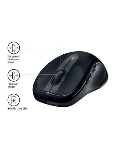 Logitech M510 mouse Right-hand RF Wireless Laser 1000 DPI