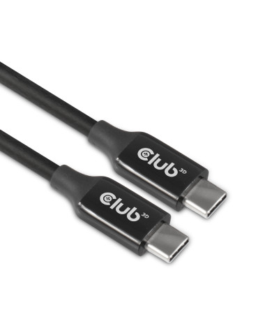CLUB3D CAC-1535 USB cable USB 3.2 Gen 2 (3.1 Gen 2) 196.9" (5 m) USB C 10 Gbit s 60 W Black