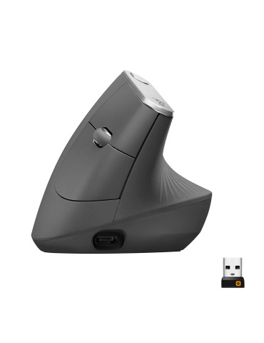 Logitech MX Vertical mouse Office Right-hand RF Wireless + Bluetooth Optical 4000 DPI