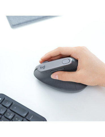 Logitech MX Vertical mouse Office Right-hand RF Wireless + Bluetooth Optical 4000 DPI